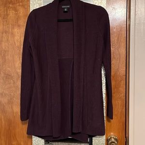 Adrienne Vittadini extra fine merino wool cardigan.